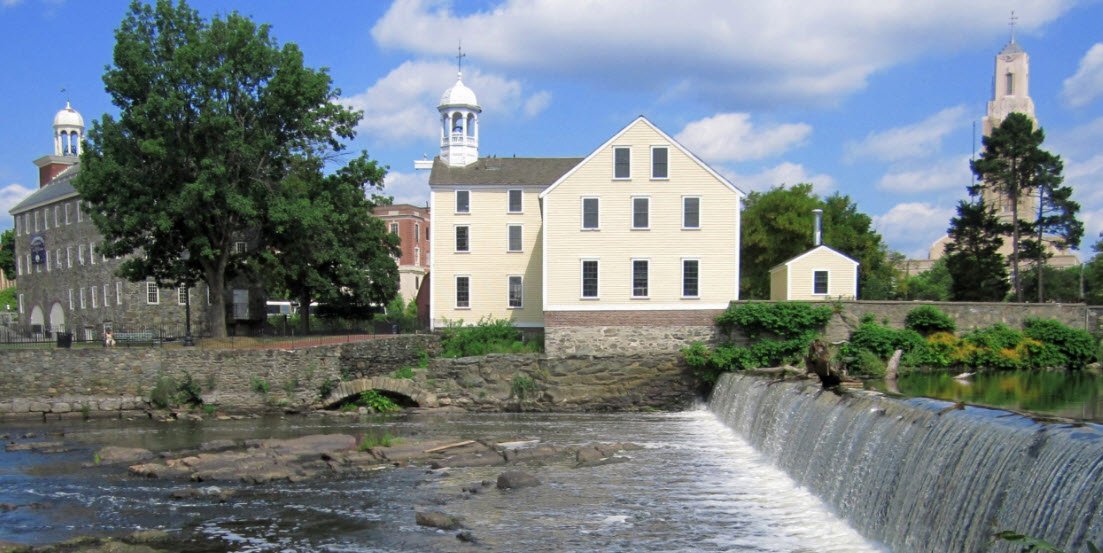 Old Slater Mill National Historic Landmark, Rhode Island, USA